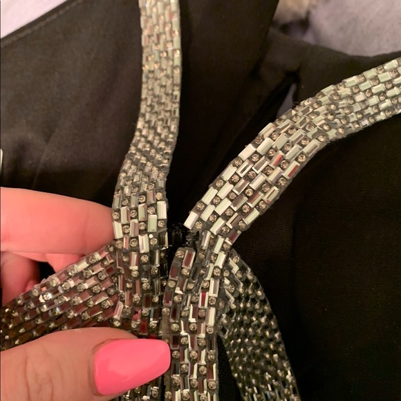 Tiffany Designs Size 8 Black gown, open back, cut out design - Picture 7 of 7